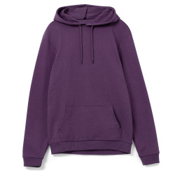 Толстовка с капюшоном унисекс Hoodie, фиолетовый меланж, XS–3XL