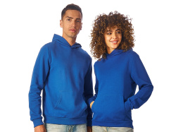 Толстовка с капюшоном «Monaco» унисекс, Размер 3XL, Цвет синий классический