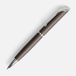 Ручка шариковая Glide, серо-коричневая, 13,5х1,2 см
