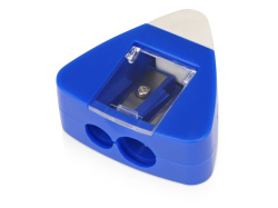 Точилка с ластиком «Easy duo», Цвет синий