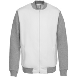 Бомбер College, молочно-белый, XS–XXL