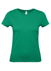Футболка женская E150, зеленая, XS–XXL