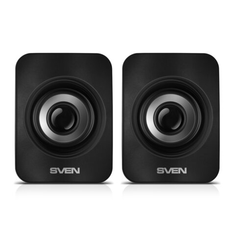 Колонки компьютерные SVEN 130, 2.0, 6 Вт, питание USB, черные, SV-020224