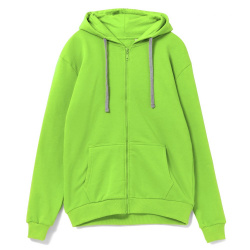 Толстовка на молнии с капюшоном Siverga Heavy, зеленое яблоко, XS–4XL