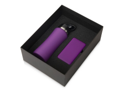 Подарочный набор «COLOR IT» с бутылкой для воды и повербанком, 5000 mAh, Размер 5000 mAh, Цвет фиолетовый