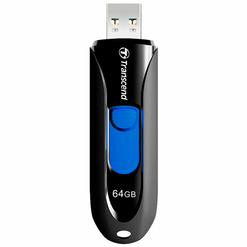 Флеш-диск 64 GB TRANSCEND JetFlash 790, USB 3.1, черный, TS64GJF790K