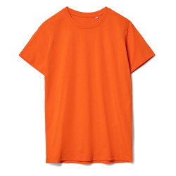Футболка унисекс T-Bolka 160, темно-оранжевая, S—4XL