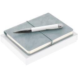 Набор Business Diary Mini, серый, 17х13х2,9 см