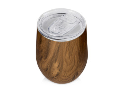 Вакуумная термокружка «Britewood S1», непротекаемая крышка, крафтовый тубус, Цвет дерево