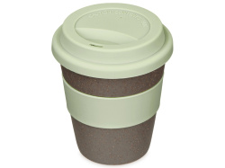 Стакан из бамбукового волокна «Café», Цвет серо-коричневый/зеленый оливковый