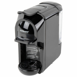 Кофемашина капсульная 3 в 1 для молотого кофе и капсул DOLCE GUSTO и NESPRESSO, SONNEN CM510, 1450 Вт, объем 0,6 л, 456336