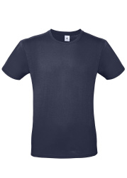 Футболка мужская E150, темно-синяя, XS–5XL