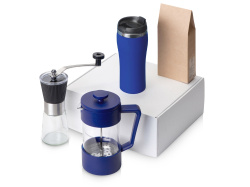 Подарочный набор «Бодрое утро» 2.0, Цвет синий