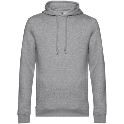 Толстовка с капюшоном унисекс BNC Inspire (Organic), серый меланж, XS–3XL