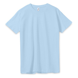 Футболка унисекс Regent 150, голубая, XXS–3XL