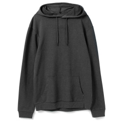 Толстовка с капюшоном унисекс Hoodie, серый меланж (антрацит), XS–3XL
