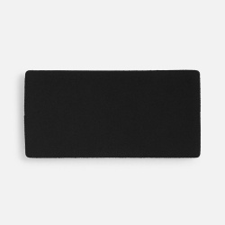 Лейбл Listra Soft Touch, XS, черный, 2х4 см