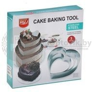 Кольца для торта из нержавеющей стали Cake Baking Tool (3 шт)