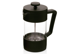 Френч-пресс «Intense», Цвет черный/прозрачный