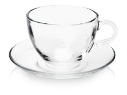 Чайная пара «Britain», Цвет прозрачный