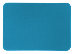 Патч «Прямоугольный», nubuk, Цвет голубой