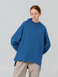 Худи унисекс Vozduh 1.0, синее, S–XL