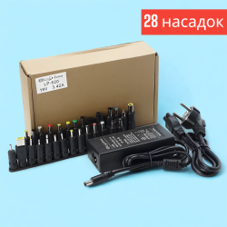 Универсальный блок питания для ноутбука LP520 19V/3.42A + 28 насадок / Долговечный, качественный и многофункциональный