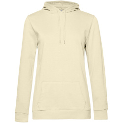 Толстовка с капюшоном женская Hoodie, светло-желтая, XS–XXL