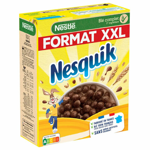 Готовый завтрак NESQUIK "Шоколадные шарики", 625 г, ПОРТУГАЛИЯ, 12509695