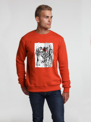 Толстовка Make Love, красная, S–XXL