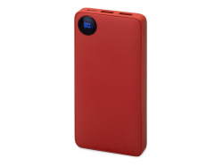 Внешний аккумулятор «Mild», металлик soft-touch, 10 000 mAh, Цвет красный