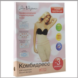 Утягивающее белье Комбидресс Slim Shapewear Черный XXL-XXXL (54-58)