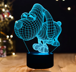 3 D Creative Desk Lamp (Настольная лампа голограмма 3Д, ночник)