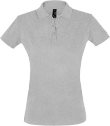 Рубашка поло женская Perfect Women 180 серый меланж, S–XXL