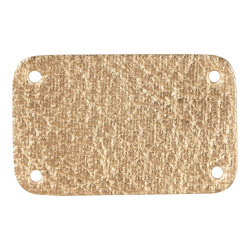 Лейбл Corolla Metal, S, золотой, 2,5х4 см