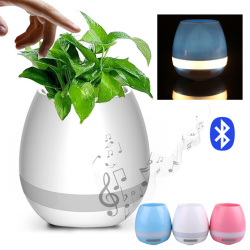 Музыкальный цветочный горшок Smart Music Flower pots Голубой