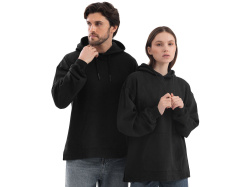 Худи оверсайз «Alpha.01» унисекс, Размер XL-2XL, Цвет черный