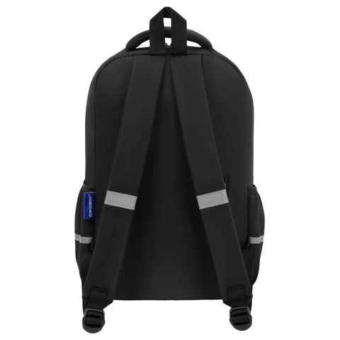 Рюкзак BRAUBERG STYLE, 2 отделения, 4 кармана, "Hey all", черный, 40х26х15 см, 274410