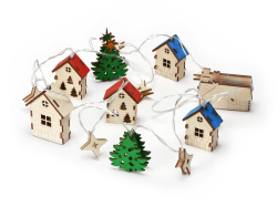 Елочная гирлянда с лампочками «Новогодняя», Цвет разноцветный