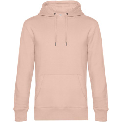 Толстовка с капюшоном унисекс King, розовая, XS–3XL