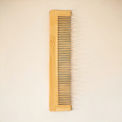 Расческа KURLY бамбуковая / Бережный уход за волосами
