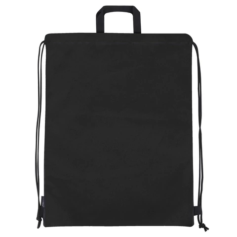 Мешок для обуви BRAUBERG большой удобный с ручкой, 51х41 см, "Black and White", 271595