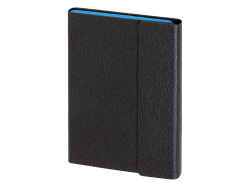 Ежедневник недатированный с магнитным клапаном А5 «Venezia», Цвет черный