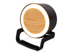 Беспроводная колонка (5 Вт) с функцией беспроводной зарядки (10Вт) «Eclipse», Цвет черный