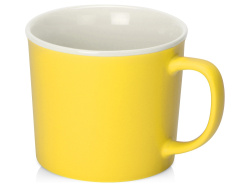 Кружка «Nancy», матовая, Цвет желтый/белый