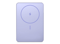 Внешний аккумулятор Xiaomi Super Slim Magnetic Power Bank, 5000 мАч, Цвет фиолетовый