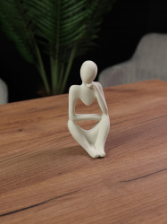 Мыслитель 2 - Статуэтка декоративная из гипса, арт. g005007