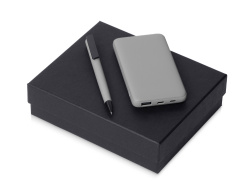 Подарочный набор «COLOR IT» c ручкой и повербанком, Размер 10000 mAh, Цвет серый