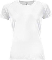 Футболка женская Sporty Women 140, белая, XS–XXL