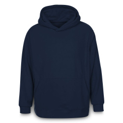 Худи флисовое унисекс Manakin, темно-синее, XS-XXL